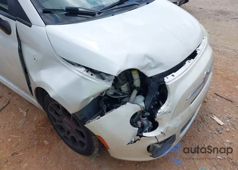 2012 Fiat 500 Sport из США, поврежденный, VIN 3C3CFFBR7CT366611